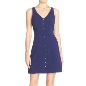 Amanda Uprichard Snap Button Crepe Navy